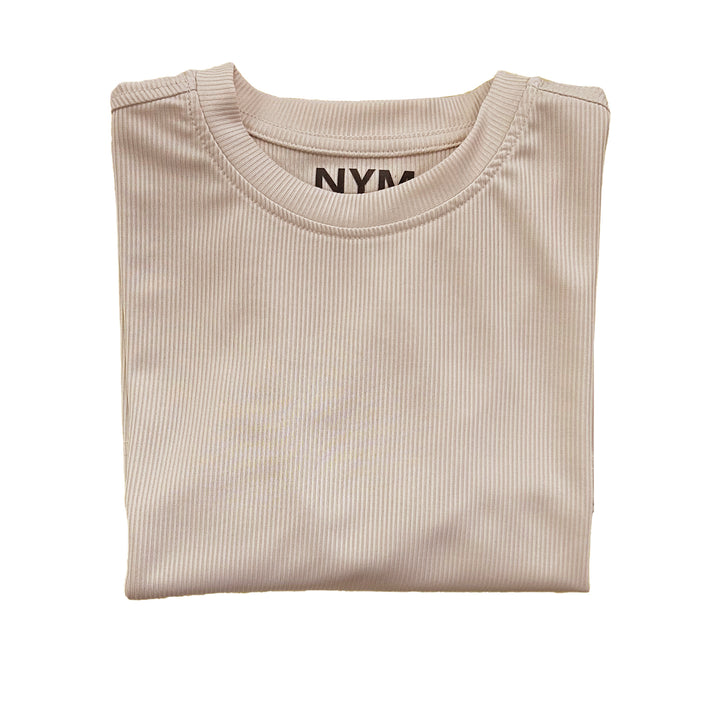 Ribbed Short Sleeve Shirt by NYM