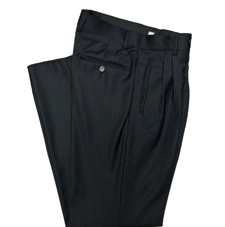 Bill Blass Boys Pinstripe Size 10 Husky Clearance Sale Suit-Navy Pinstripe