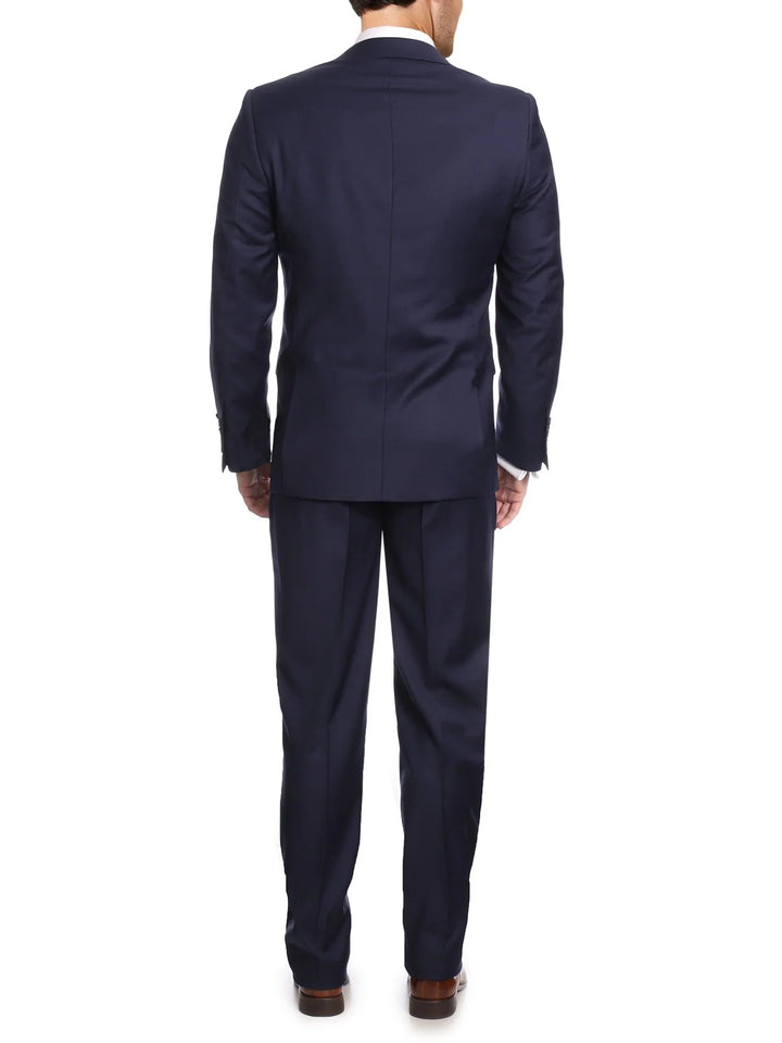 Avivi Collection 2 Button Classic Fit Suit - Navy | 100% Wool