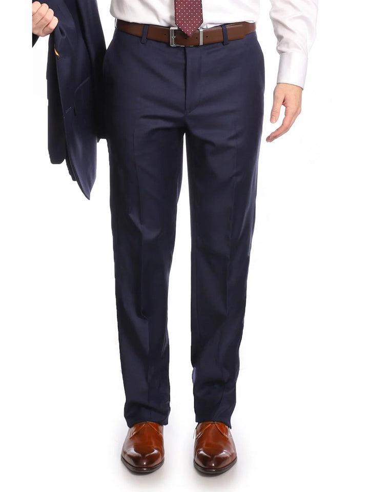 Avivi Collection 2 Button Classic Fit Suit - Navy | 100% Wool