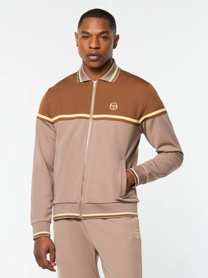 Sergio Tacchini "Olmi" Tracksuit - Taupe/Grey