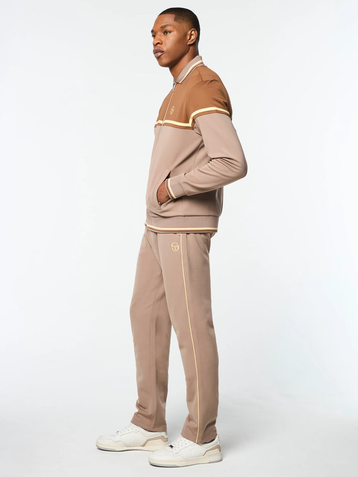 Sergio Tacchini "Olmi" Tracksuit - Taupe/Grey