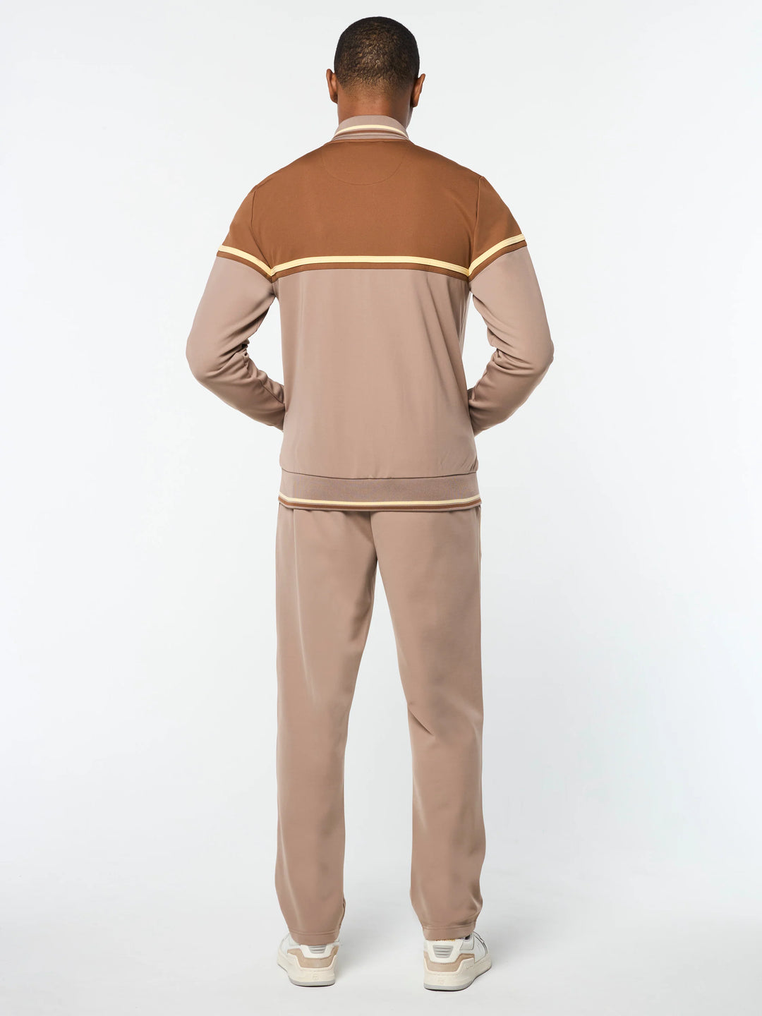 Sergio Tacchini "Olmi" Tracksuit - Taupe/Grey