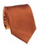 Men`s Bocara Regular 3.5 Inch Solid Silk Tie-Orange - tie | New York Man Suits