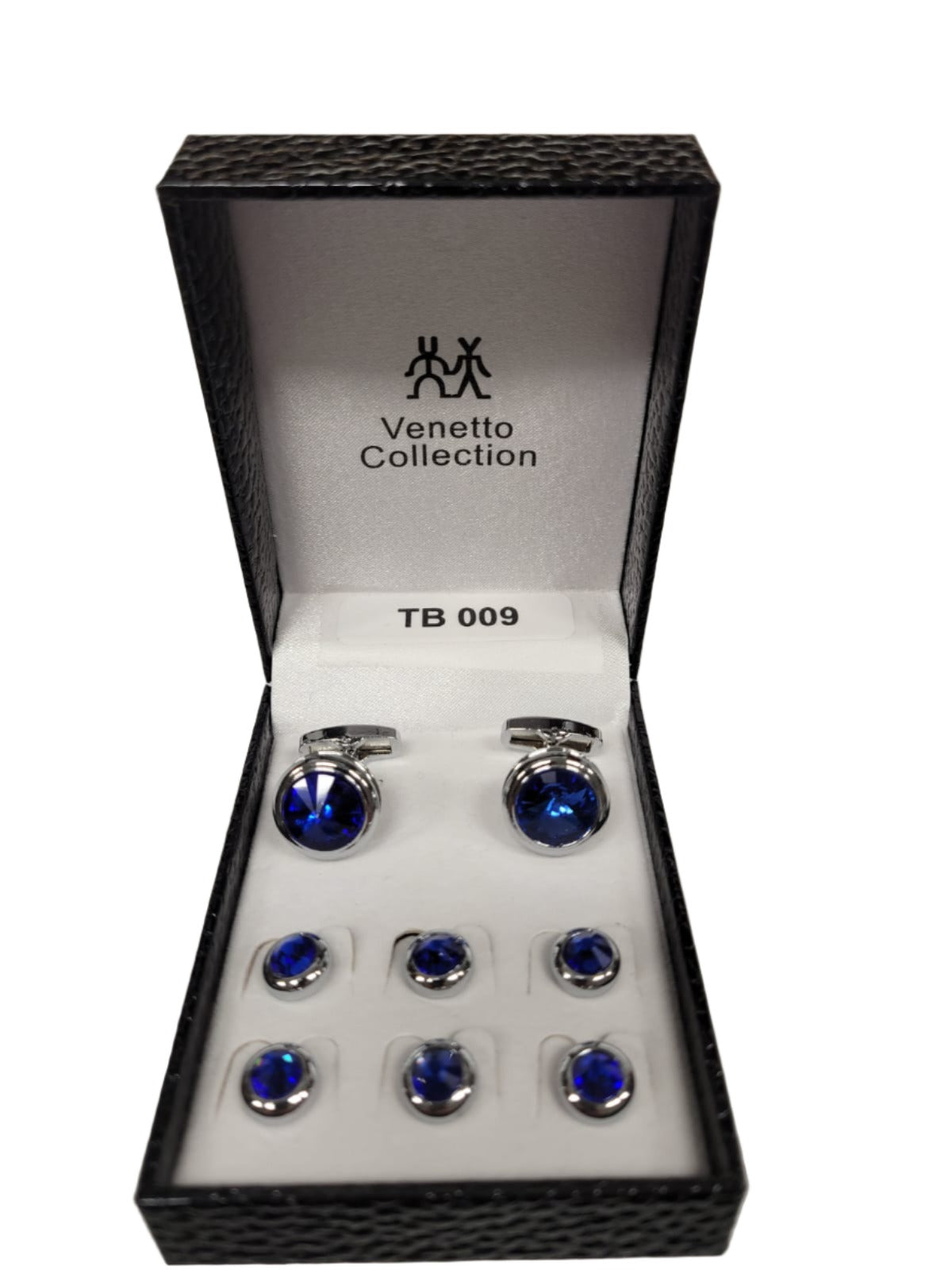 Venetto Tuxedo Studs & Cufflink Set - Royal - tuxedo | New York Man Suits