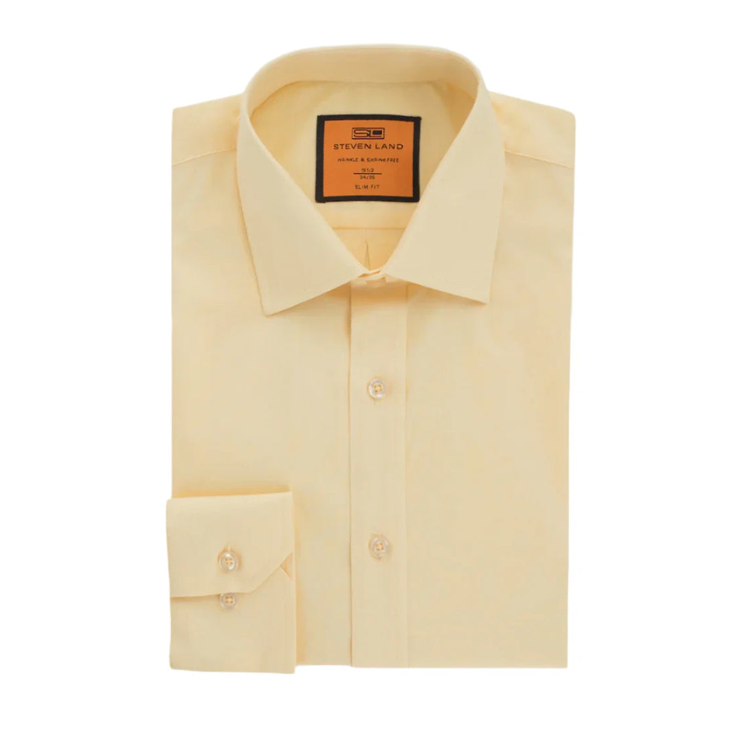 Peach Button Down Shirt Folded Flat