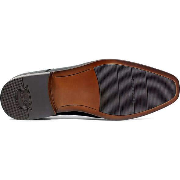 Florsheim Uomo Postino Cap Toe Oxford - Scarpe Classiche In Pelle Nera, Suola EVA, 43 EU