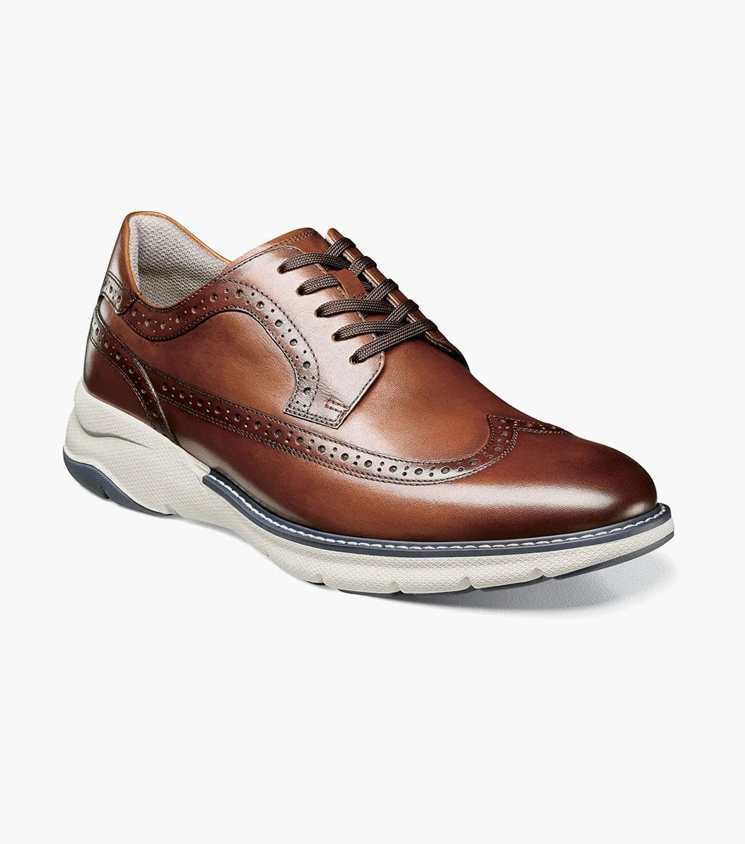 Florsheim Norwalk Plain Toe Oxford Shoe - Cognac - shoes | New York Man Suits