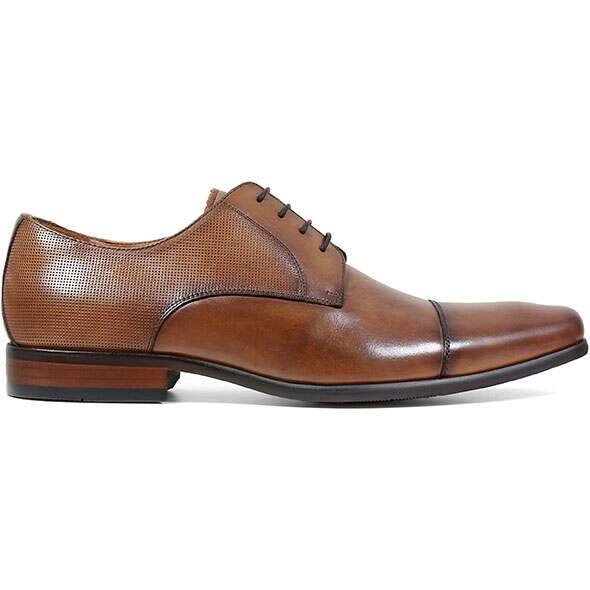 Florsheim Postino Cap Toe Ox Oxford Dress Shoes - Mens-Cognac - New York Man Suits