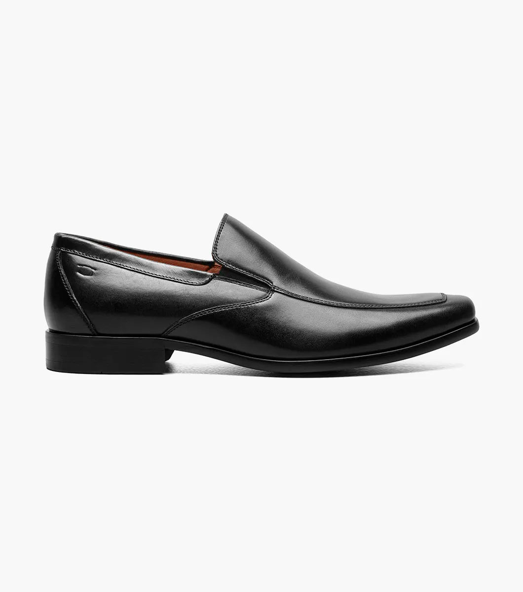Florsheim Men`s Postino Moc Toe Venetian Slip On-Black - shoes - view 2 | New York Man Suits