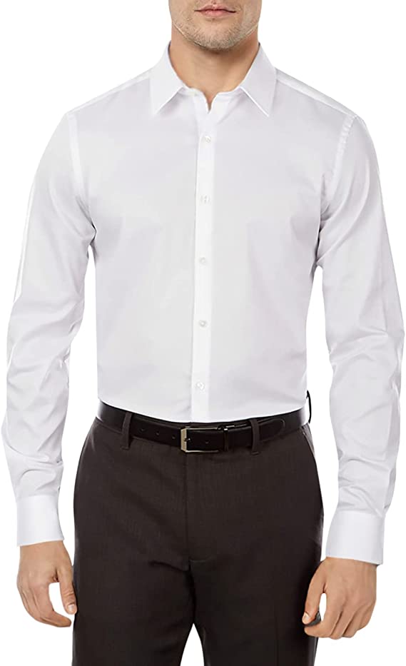 Marquis Signature Slim Fit Dress Shirt - White - shirt - view 2 | New York Man Suits