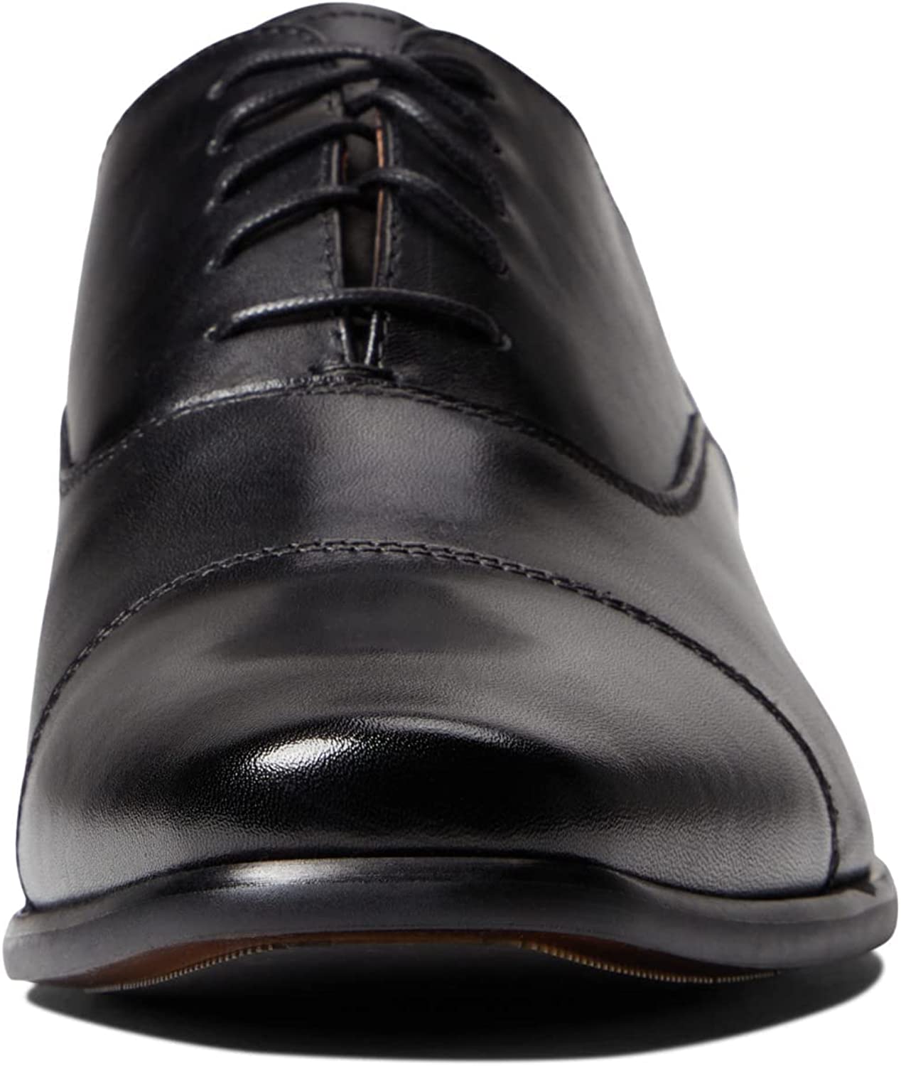 Wide width black outlet dress shoes