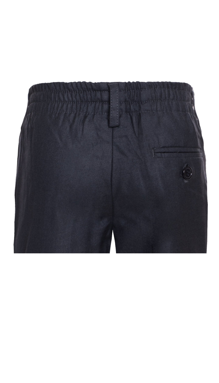 Ezra Charcoal Regular Fit Boys Dress Pants - New York Man Suits