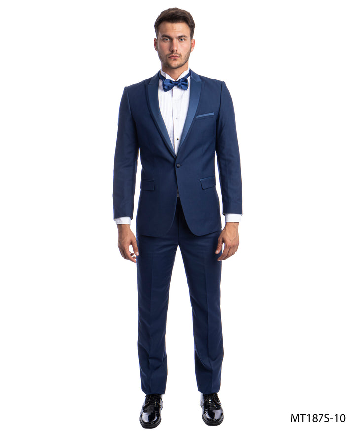 Cobalt Tuxedo Suit For Men Formal Tuxedos For All Ocassions MT187S-10 - New York Man Suits