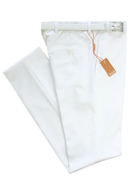 Boys White Communion Suit by Tallia 2 Button Skinny Fit - Solid - Stretch - White