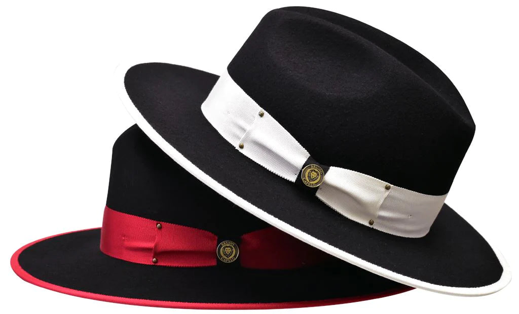 Bruno Capello Urban Collection Wide brim Hat-Denim - hat - view 2 | New York Man Suits