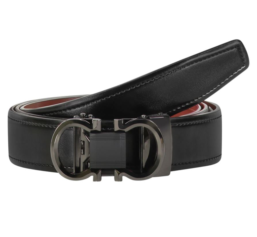Valentini Fashion Full Grain Leather Track Belts - New York Man Suits